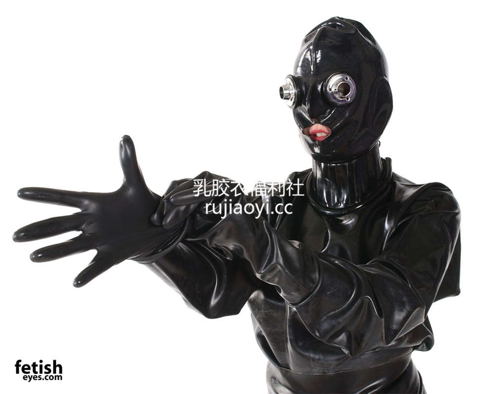 [FetishEyes] 潜水乳胶衣呼吸面罩诱惑无比 [30P/3M]