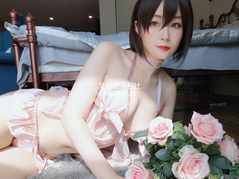 [网红杂图] 白银 – 粉色蝴蝶睡衣 [41P2V344M]