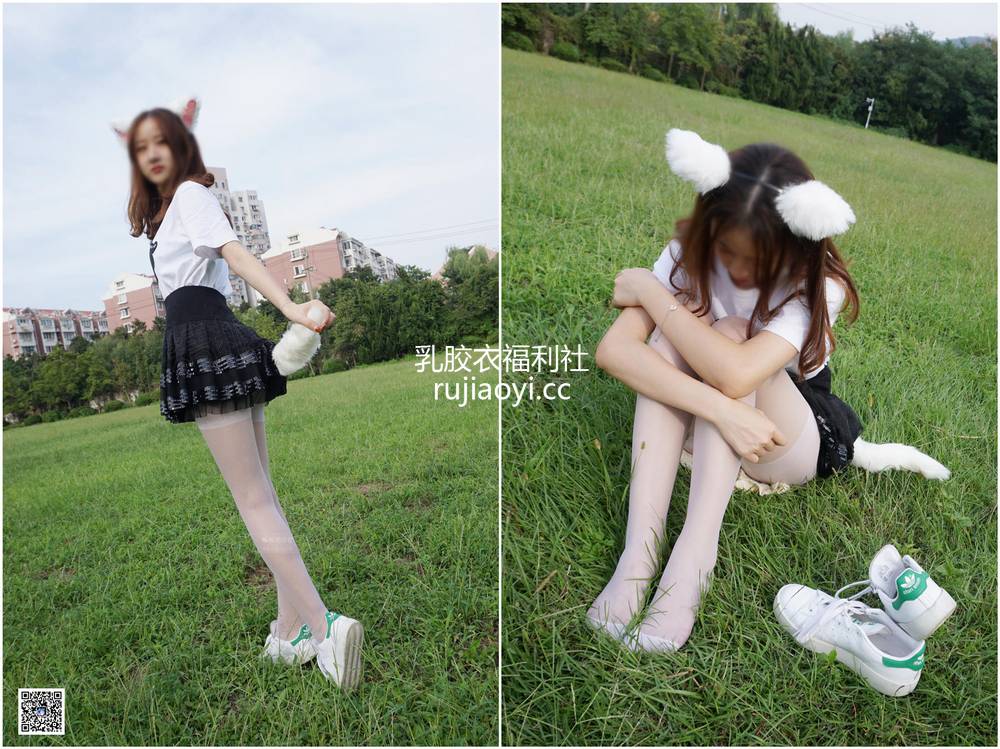 [妖精视觉]  粥粥 狐狸师妹的白丝袜