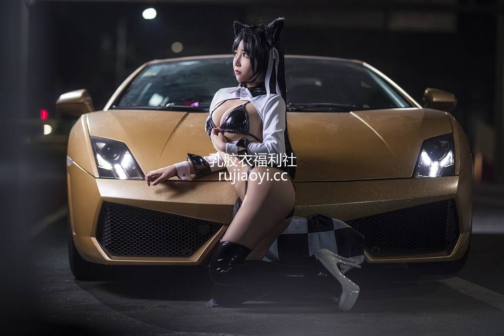 [网红杂图] 抱走莫子aa – 赛车女郎 [22P404M]