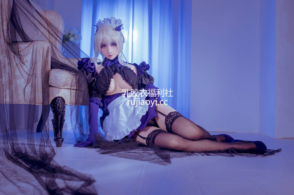 [网红杂图] rioko凉凉子 NO.022 黑枪呆女仆 [26P1V328MB]