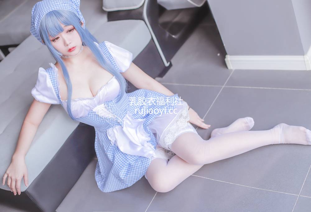 [网红杂图] 日奈娇 – 蓝色女仆 [46P413M]