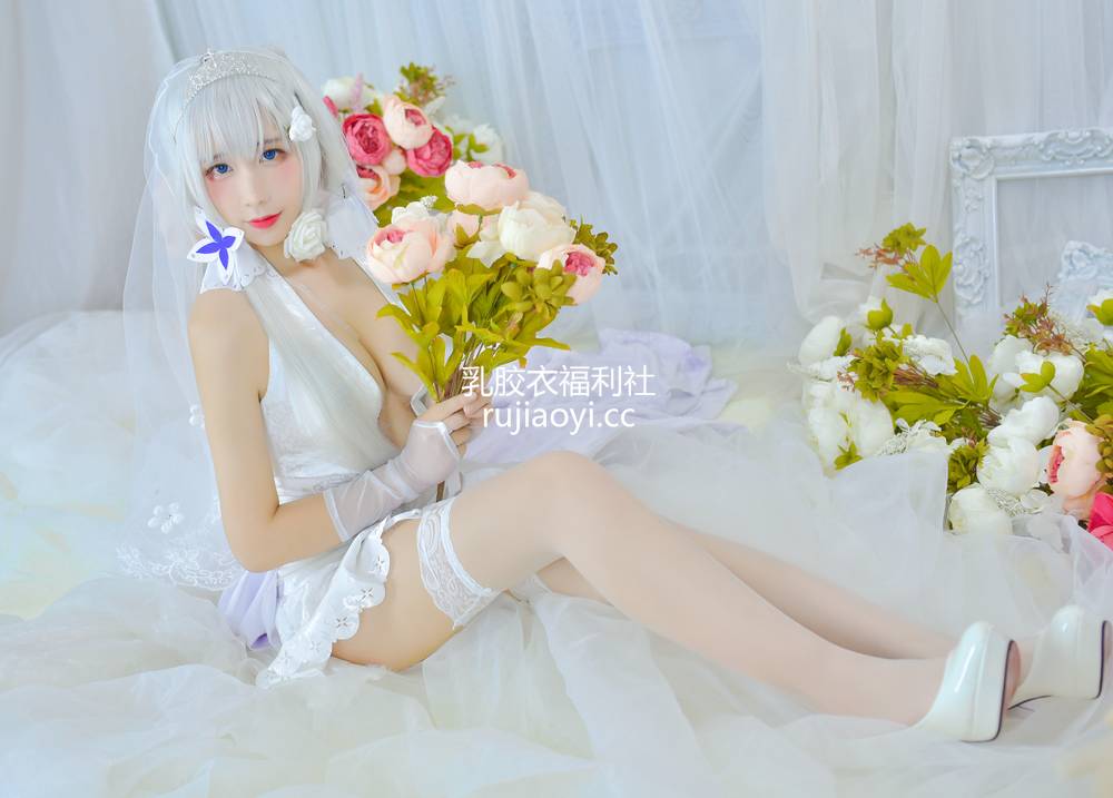 [网红杂图] 九曲Jean – 婚纱 [22P97MB]
