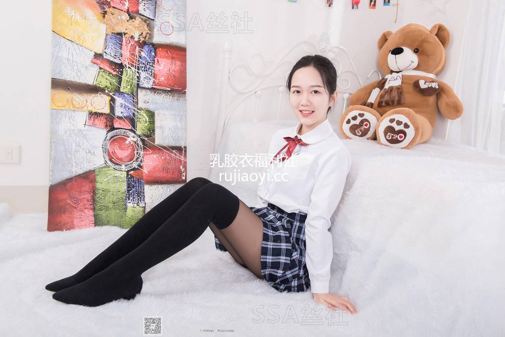 [SSA丝社] NO.073 萱萱前台小姐姐的JK黑丝 [99P111M]