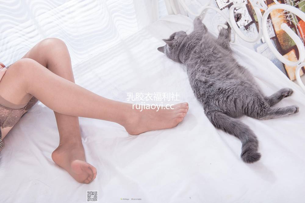 [SSA丝社] NO.036 混血美女芷沫与猫的故事咖啡色长筒丝袜 [99P88M]