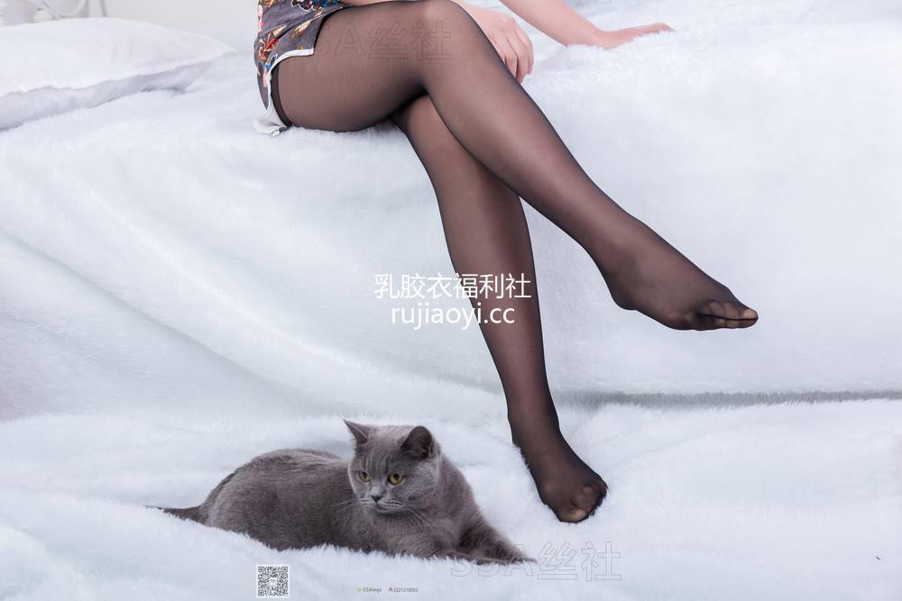 [SSA丝社] NO.069 云云丰满黑丝旗袍的诱惑 [99P106M]