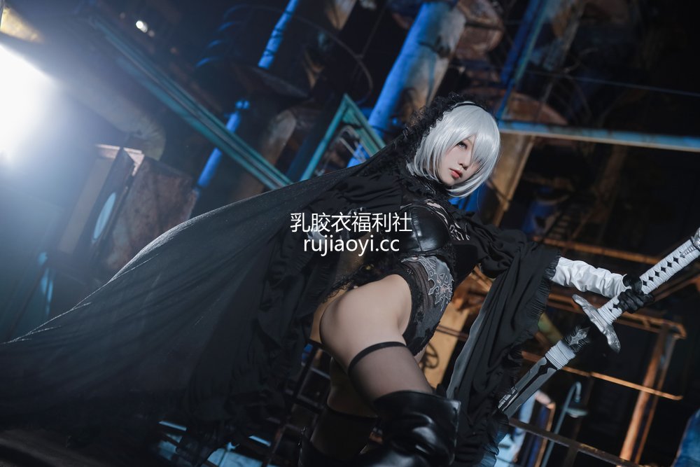 [网红杂图] 水淼aqua – 黑白2B [55P107M]