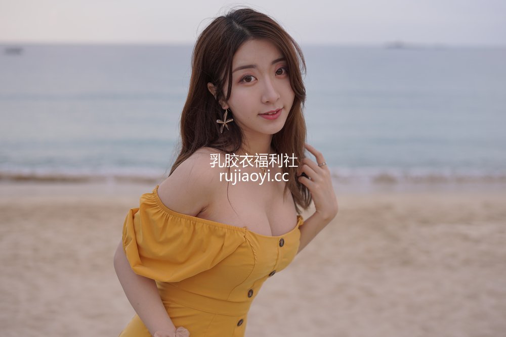 [网红杂图] 黑川 – 海岛之旅 黄色连衣裙 [19P132MB]