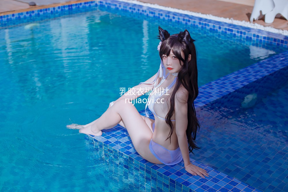 [网红杂图] 二佐Nisa – 犬之眷之碧蓝爱宕 泳装 [18P283MB]