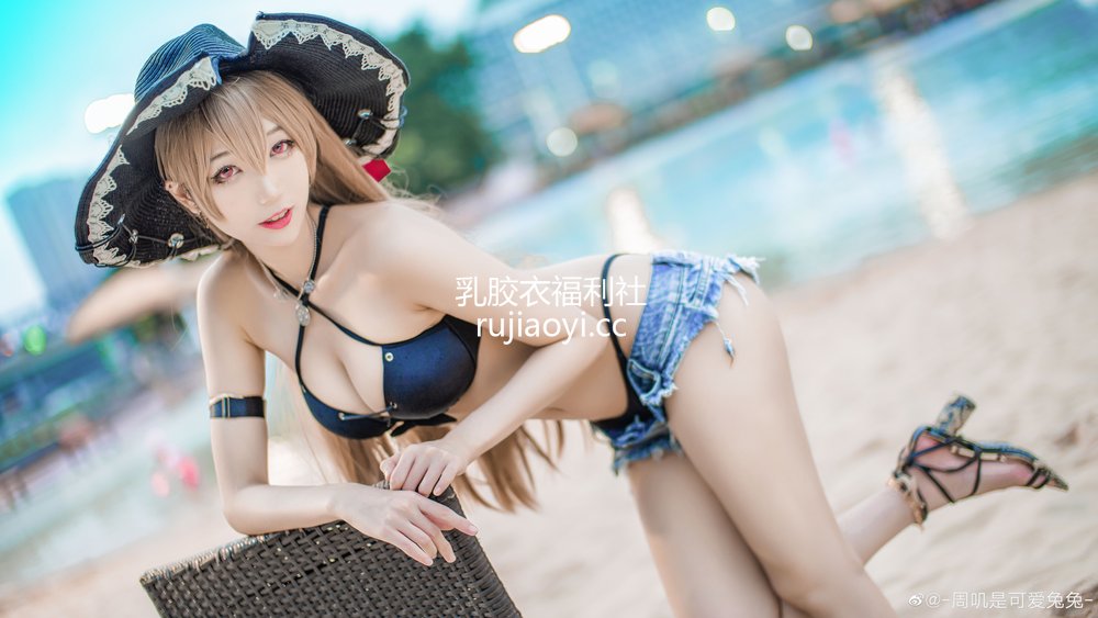 [网红杂图] 周叽是可爱兔兔 – 泳装 [24P290MB]