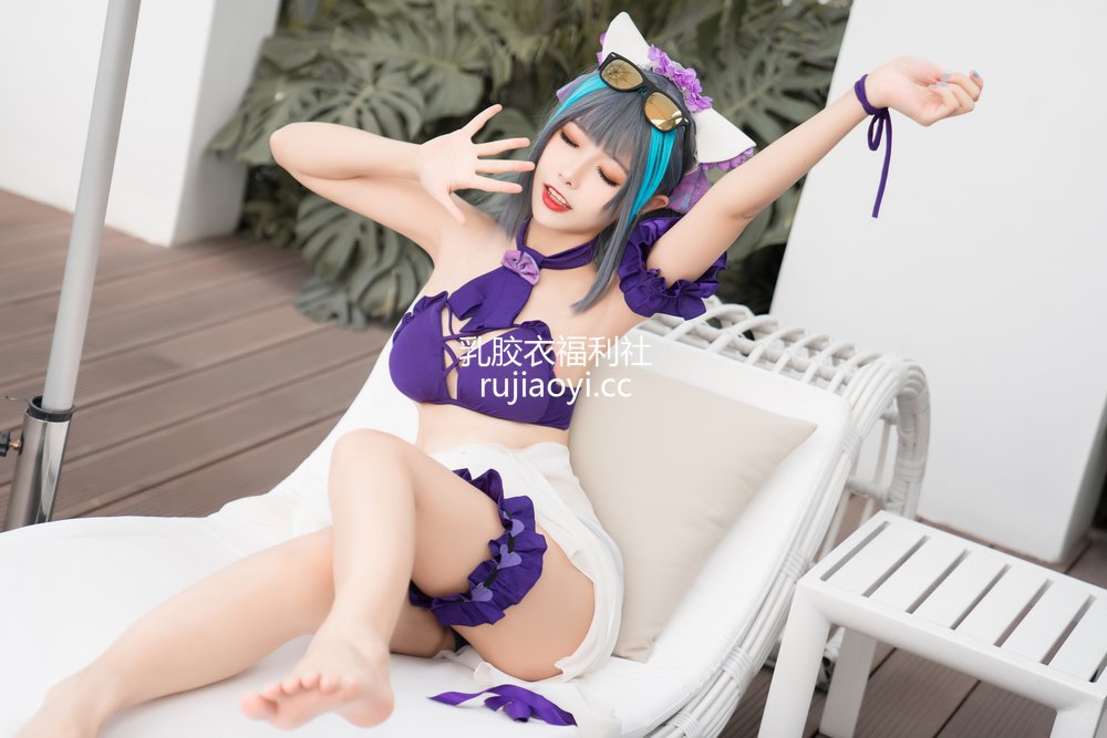 [网红杂图] Momoko葵葵 – 柴郡水着 [40P1V313MB]