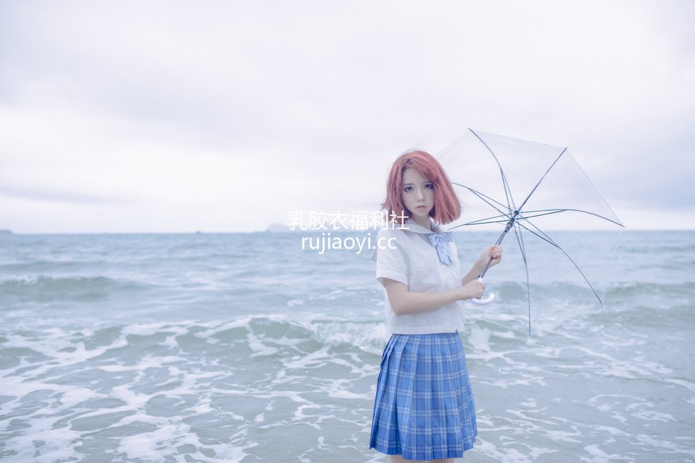 [网红杂图] 疯猫ss – 海浪JK [9P109M]