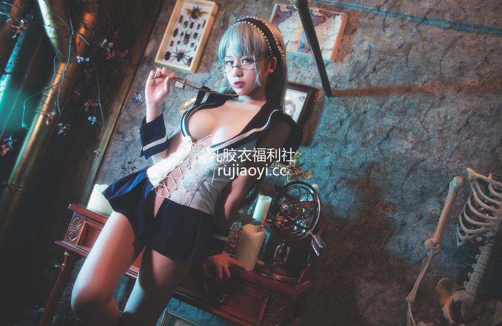 [网红杂图] 一笑芳香沁 – JK赛博 [9P50MB]