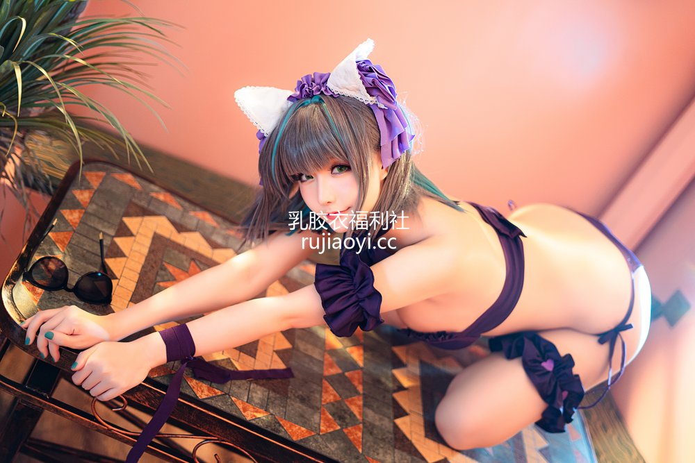 [网红杂图] 星之迟迟 – R-Maid《柴郡泳装》 [35P158MB]