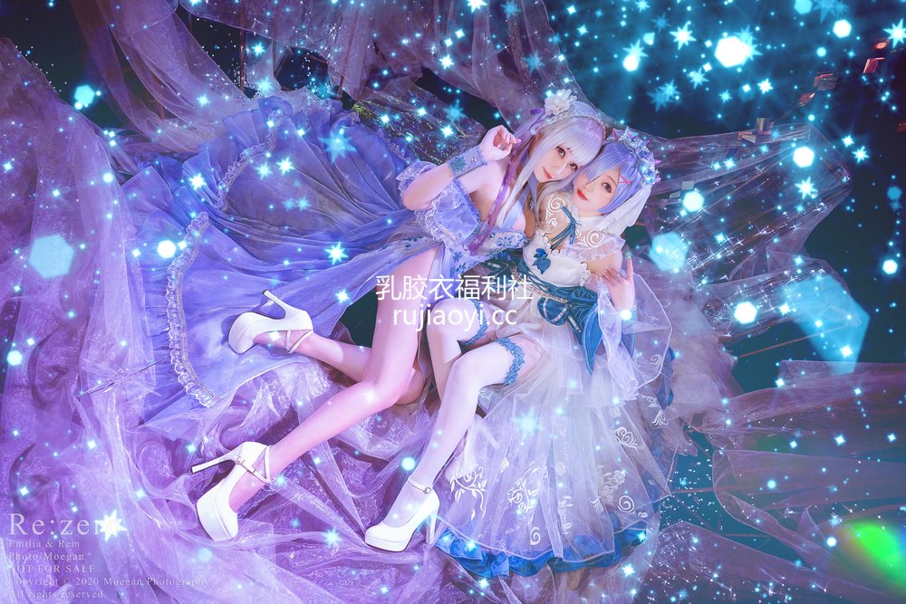 [网红杂图] Miyana咪呀&紫玥桃 – 水晶连衣裙 [13P69MB]