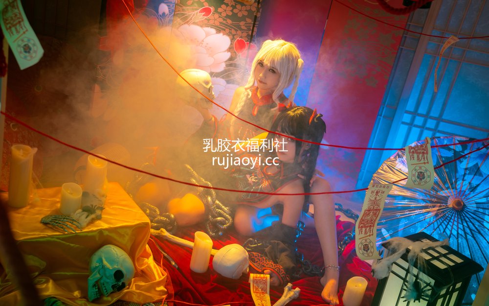 [网红杂图] lovely呆玄 – 双人僵尸 [33P287MB]