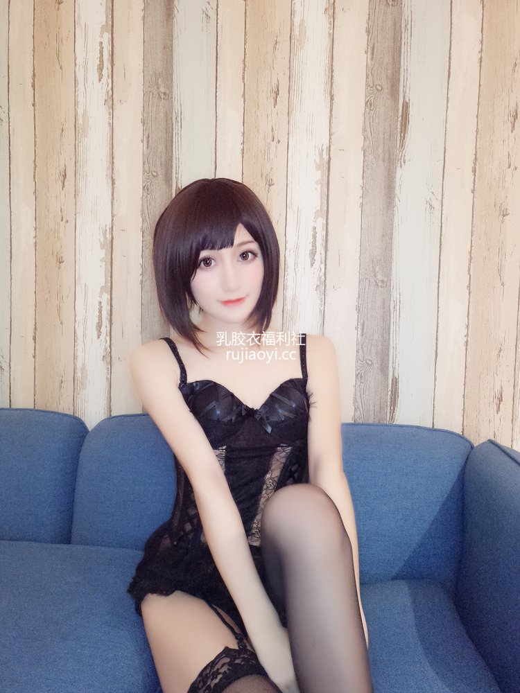 [网红杂图] 木之本果 – 黑色情趣内衣 [22P56MB]