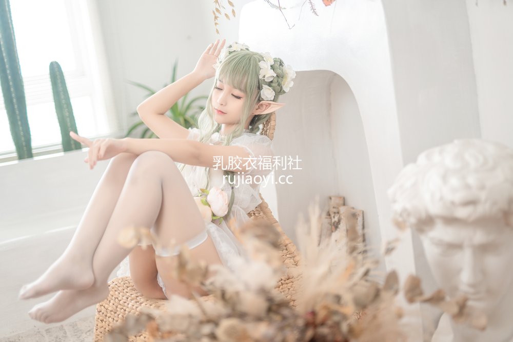 [网红杂图] 蠢沫沫 – 尖耳国度 绿精灵 [40P547MB]