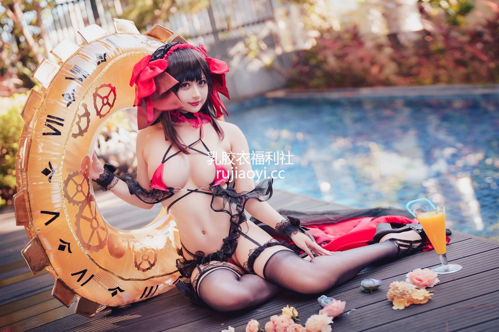[网红杂图] 沖田凜花Rinka – Kurumi Tokisaki Swimsuit [29P316MB]