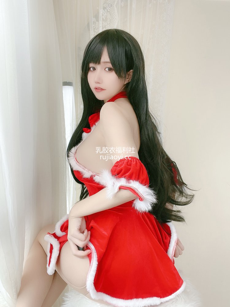 [网红杂图] 小仓千代w – 红色圣诞礼物裙 [23P62MB]