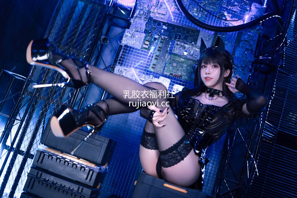 [网红杂图] 水淼aqua – 猫咪女郎-黑色猫猫 [59P152MB]