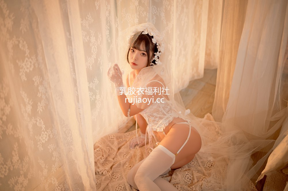 [网红杂图] yuuhui玉汇 – 纯白花嫁 [60P860MB]