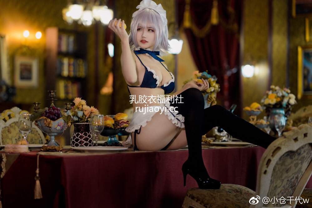 [网红杂图] 小仓千代w – 黑贞女仆 [9P6MB]