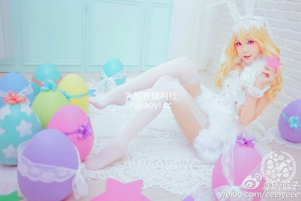 [网红杂图] Ely_eee(ElyEE子) – 兔耳白礼服 [9P11MB]