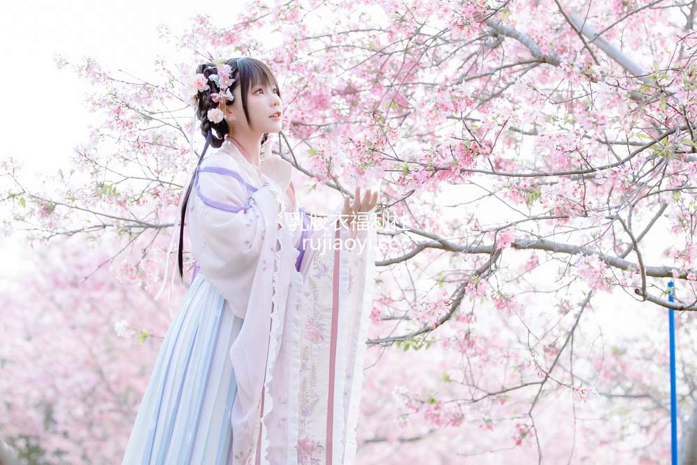 [网红杂图] Nyako喵子 – 樱花汉服 花神祈愿 [52P230MB]