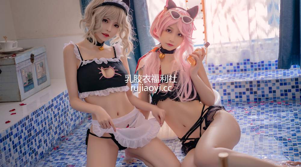 [网红杂图] 可可老师 – 夏日双子 [42P467MB]