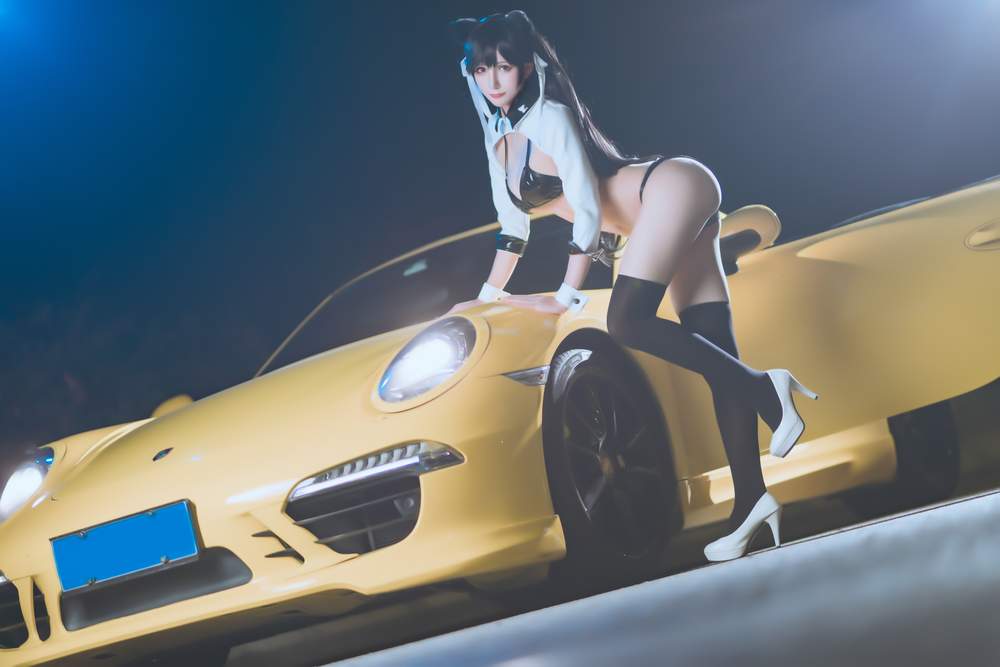 [网红杂图] masaki雅祈 – 碧蓝航线 赛车爱宕 [23P354MB]