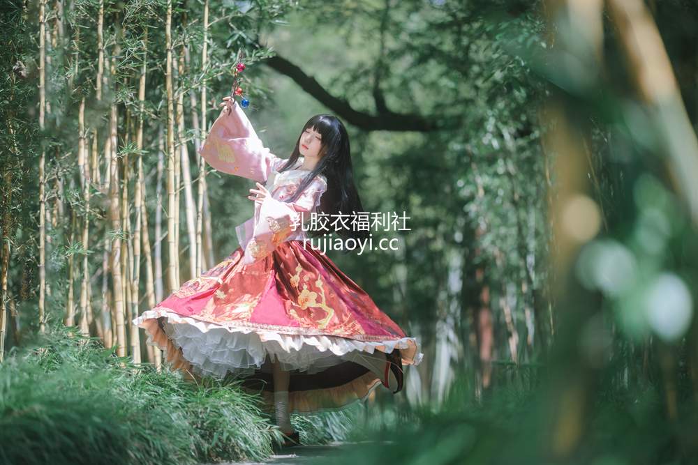 [网红杂图] 花柒Hana – 蓬莱山辉夜 [11P219MB]