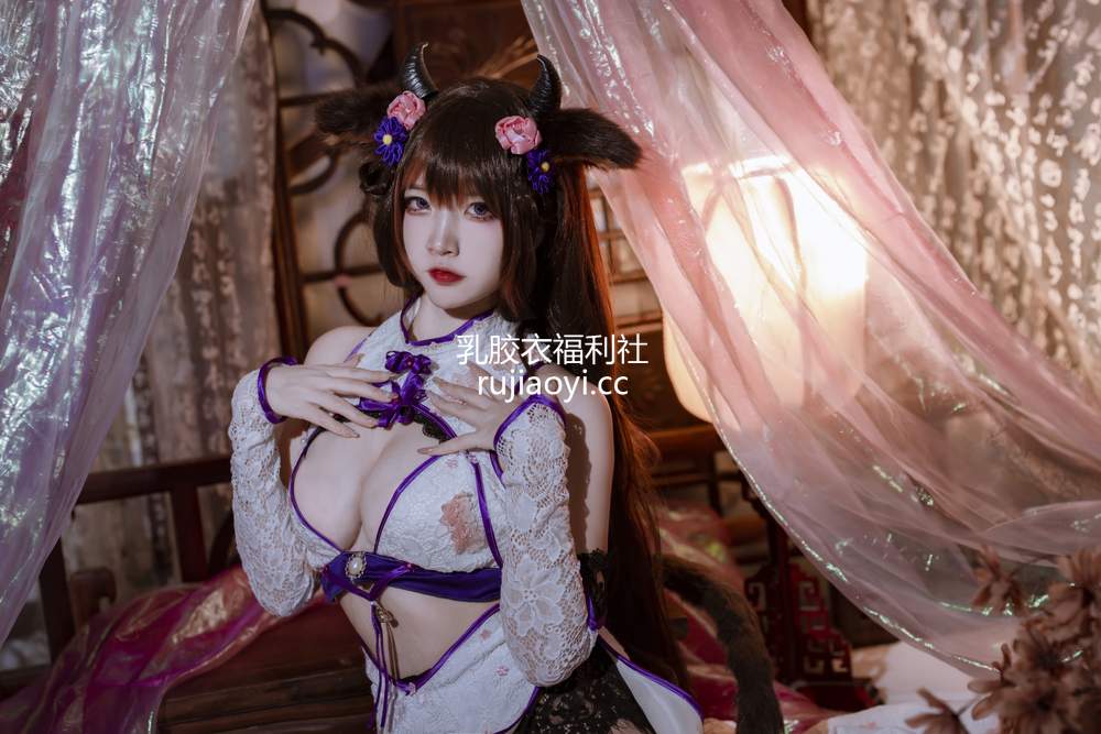 [网红杂图] 二佐Nisa – 碧蓝樫野旗袍 [24P162MB]
