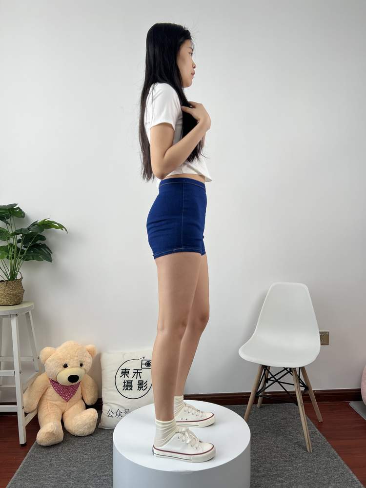 [三禾摄影] No.027 牛仔短裤 棉袜 帆布鞋 [213P1V1.22GB]