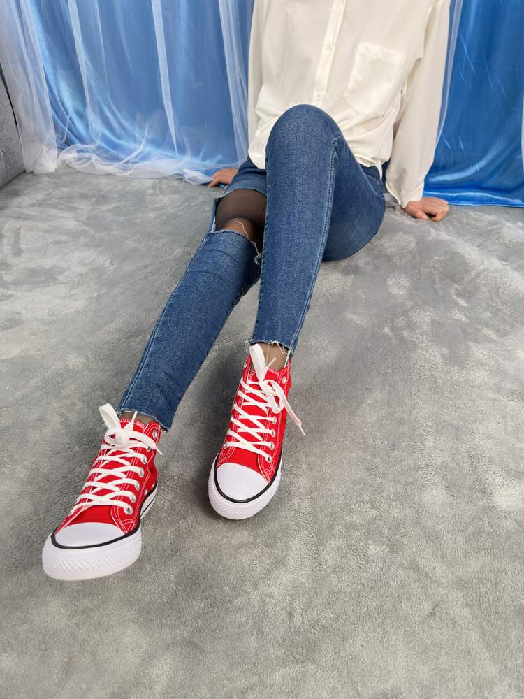 [三禾摄影] No.041 牛仔裤 黑丝 帆布鞋 高跟 [239P1V4.16GB]