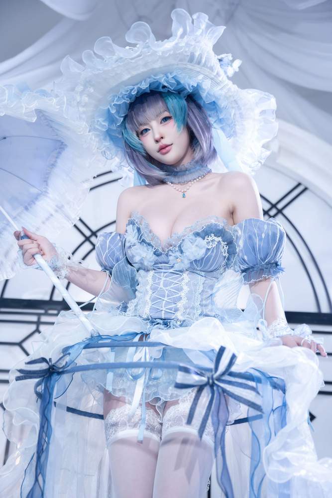 [网红杂图] 清水由乃 – 碧蓝航线 柴郡 礼服 [42P393MB]