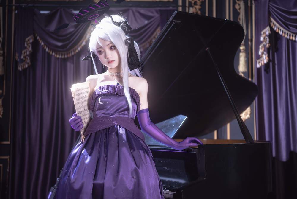 [网红杂图] 矢量鱼 – 蔚蓝档案 空崎日奈连衣裙 [34P259MB]