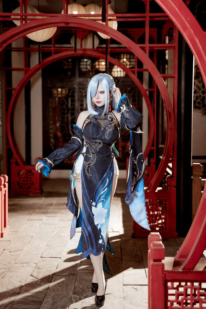 [网红杂图] 虎森森 – 原神 申鹤 冷花幽露 [35P291MB]